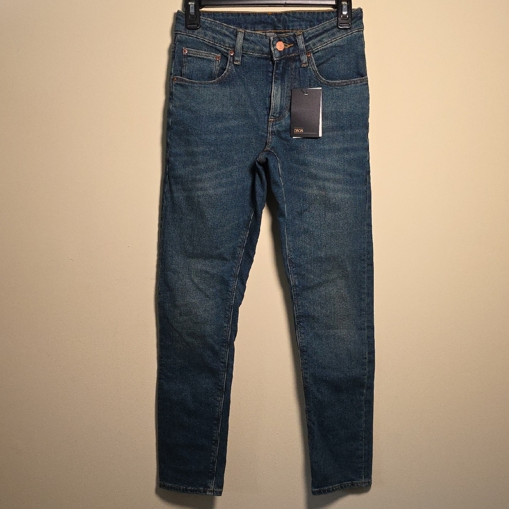ASOS Men's Straight Jeans - Dark Blue